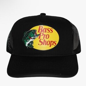 Bass Pro Shops Black and Yellow Fish Cap